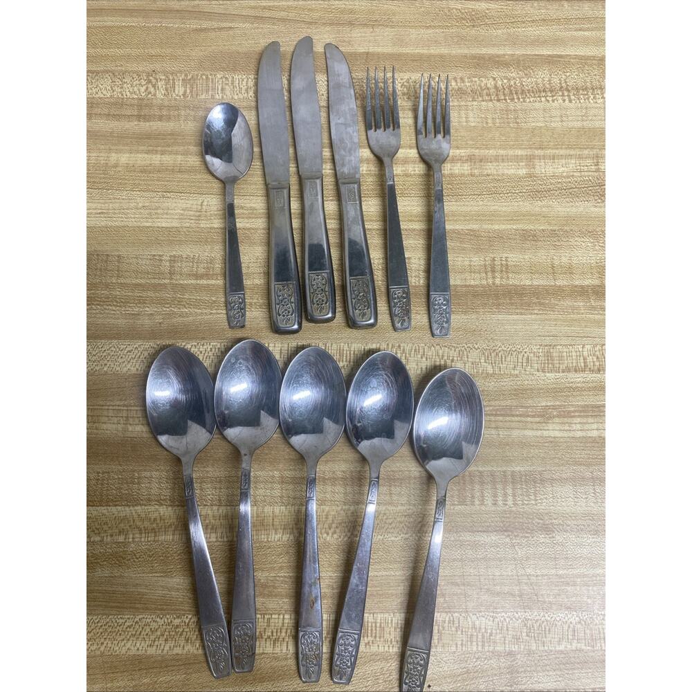 11 Piece Imperial MARITA Stainless USA Flatware Silverware Utensils Assortment
